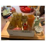 Miscellaneous glassware