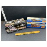 2 die cast cars