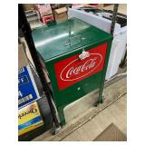 Heavy metal coke cooler