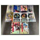 Autographed football card