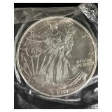 1997 $1 silver American eagle coin