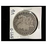 1897-O $1 Morgan silver dollar coin