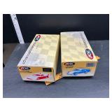 2 die cast cars