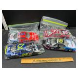 4 die cast cars