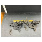 Cast iron sconces