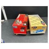 2 die cast cars