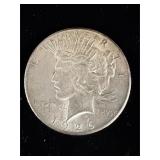 1926 silver peace dollar coin