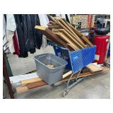 Large lot of lumber and molding