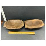 2 dough bowls
