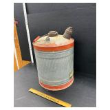 Vintage metal gas can