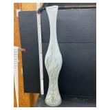 Large art glass vase