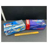 2 die cast cars