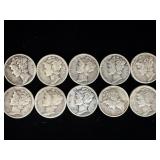 10 mercury silver dimes