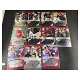 College autographed football cards