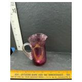 Art glass pitcher