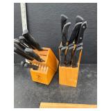 Knife blocks and contents