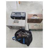 Tool boxes bag and contents
