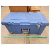 Tote full of camping supplies