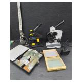 Microscopes and slides