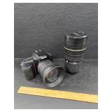 Nikon N50 with extra lens