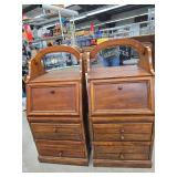 Pair of side tables 24*16*52 tall