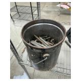 Bucket of screws