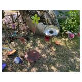 Lot of yard art rooster not excluded
