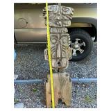 Vintage wooden art