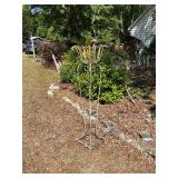 Rod iron plant stand