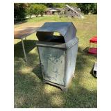 Vintage trash can