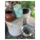 Old pottery Crocks