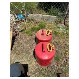 2 safety cans