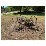 Antique hay rake