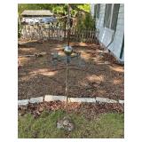 Antique weather vain lighting rod