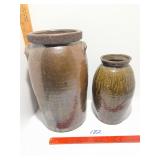 2- Pottery Crocks