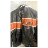 Harley Davison riding leather coat  Large