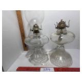 2- Vintage oil Lamps