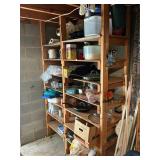 Contents of shelves
