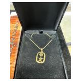 18k gold necklace  7.59 grams