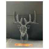 Metal deer head