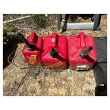 3 gas cans