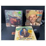 Charley Pride, Willie Nelson and Hank Williams