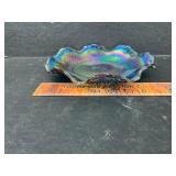 Carnival glass dish
