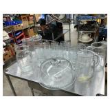 Large lot of glassware