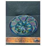 Carnival glass serving tray
