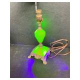 Uranium glass lamp