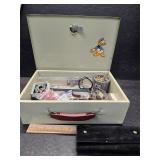 Lock box and contents no key