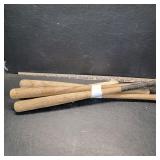 4 Wood bats