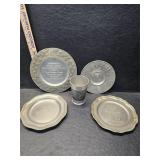 Pewter items