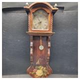 antique wooden Dutch tail clock